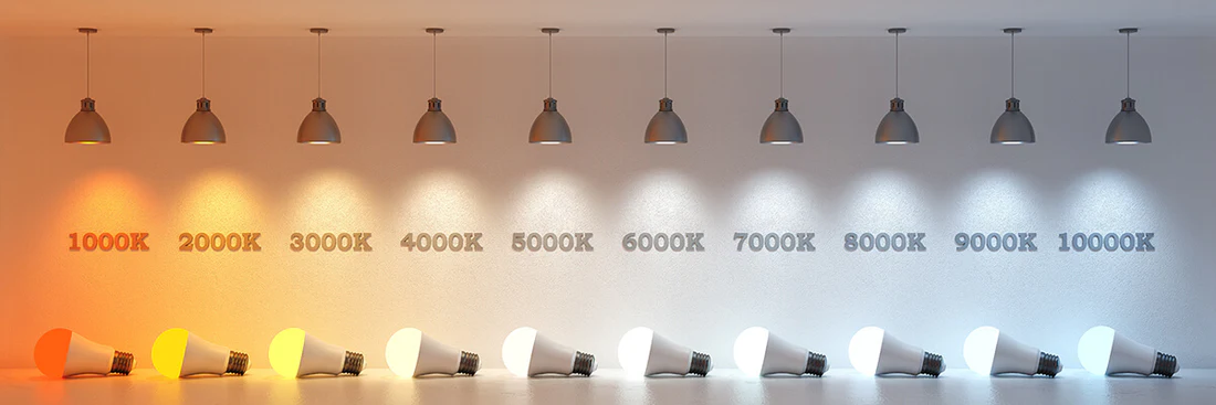 Aim for below 3000K for evening lighting