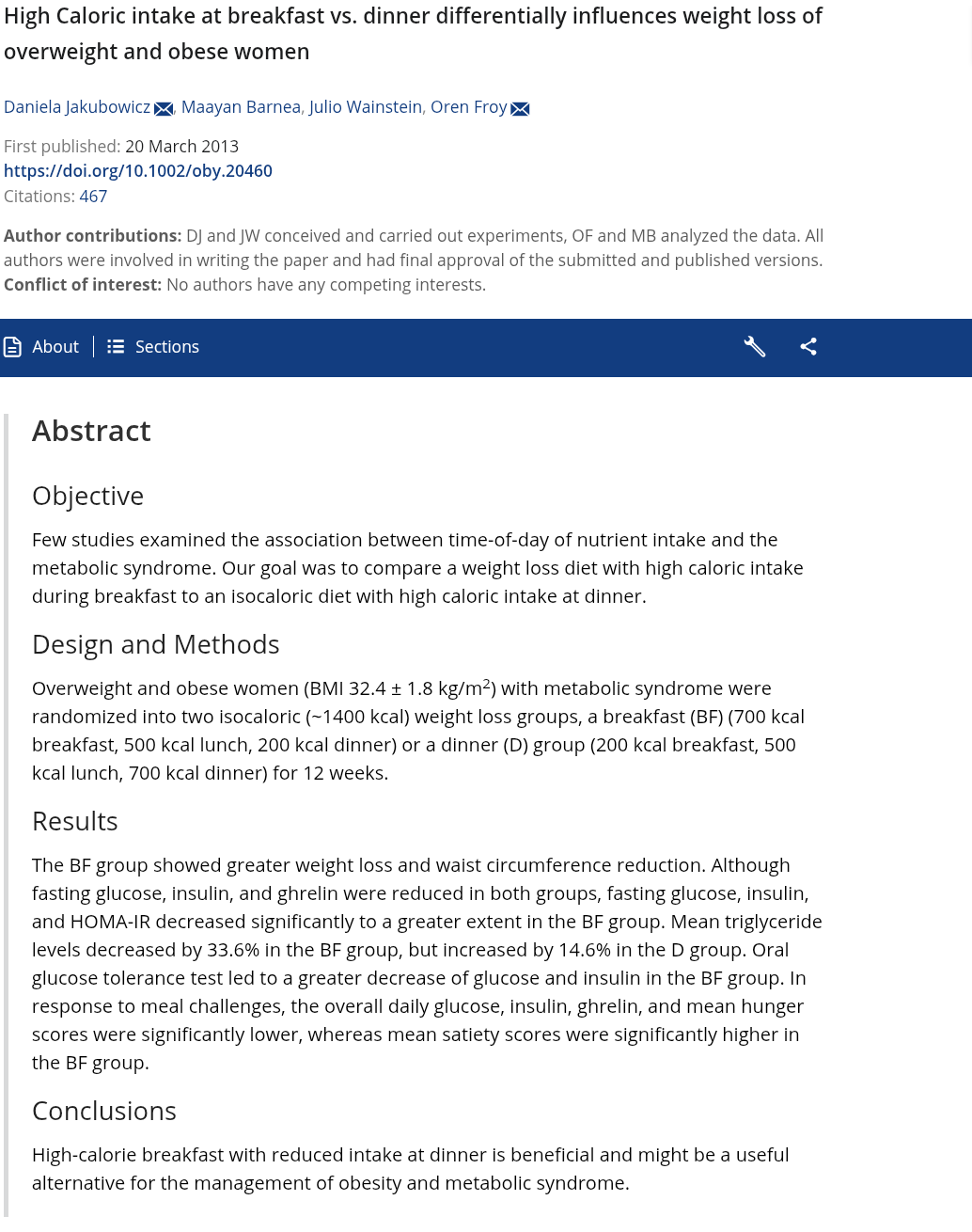 Time-restricted eating — the original mouse study (Hatori et al., 2012)